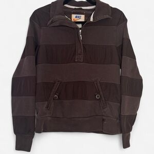 Nike Chocolate Brown Zip-Up Jacket